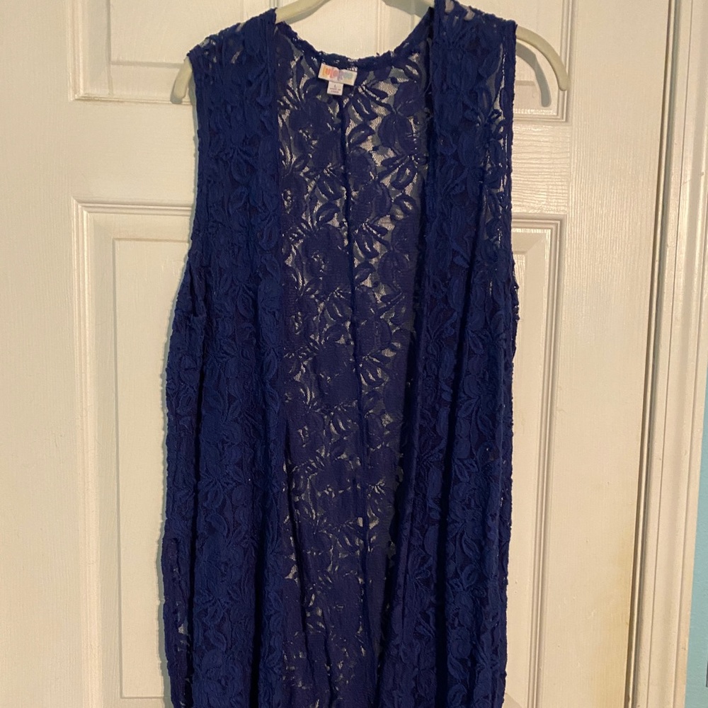 Lace LuLaRoe Joy Vest- sz large